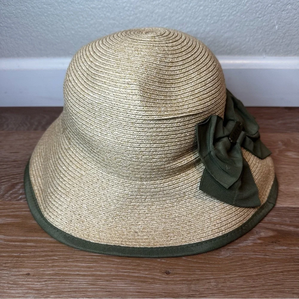 Hatch 100% Straw Bow Summer Beach Packable Hat, OS